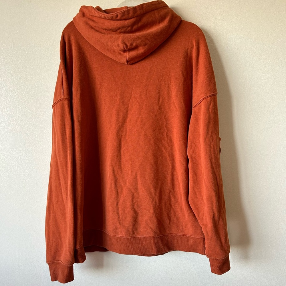 No Boundaries XL Hoodie Fall Autumn Winter Pumpkin Spice Orange Pullover Sweater - Picture 3 of 3